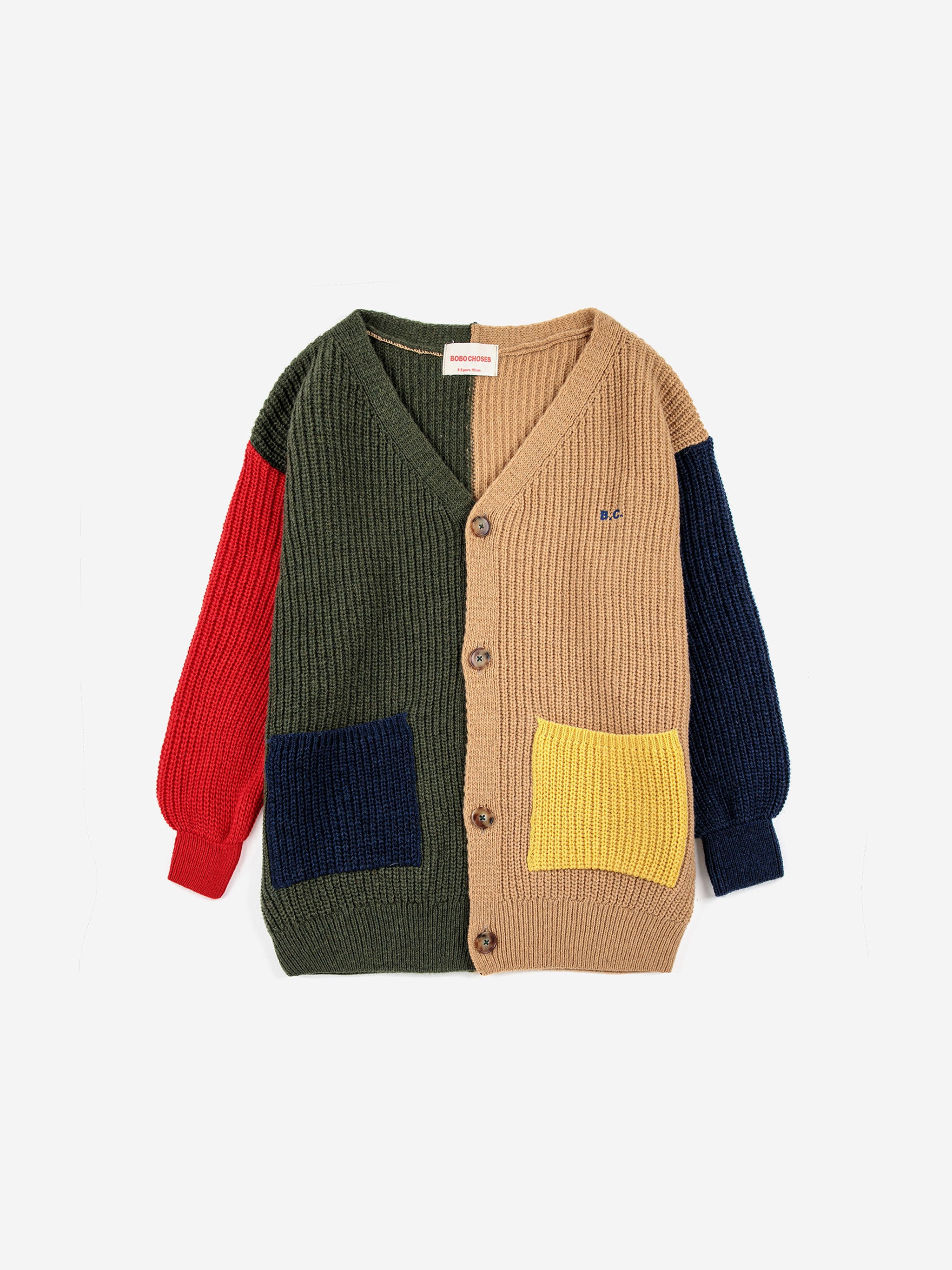 Color Block cardigan – Bobo Choses