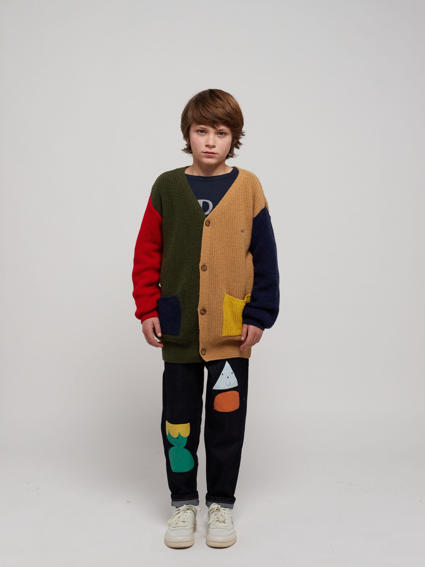 Color Block cardigan