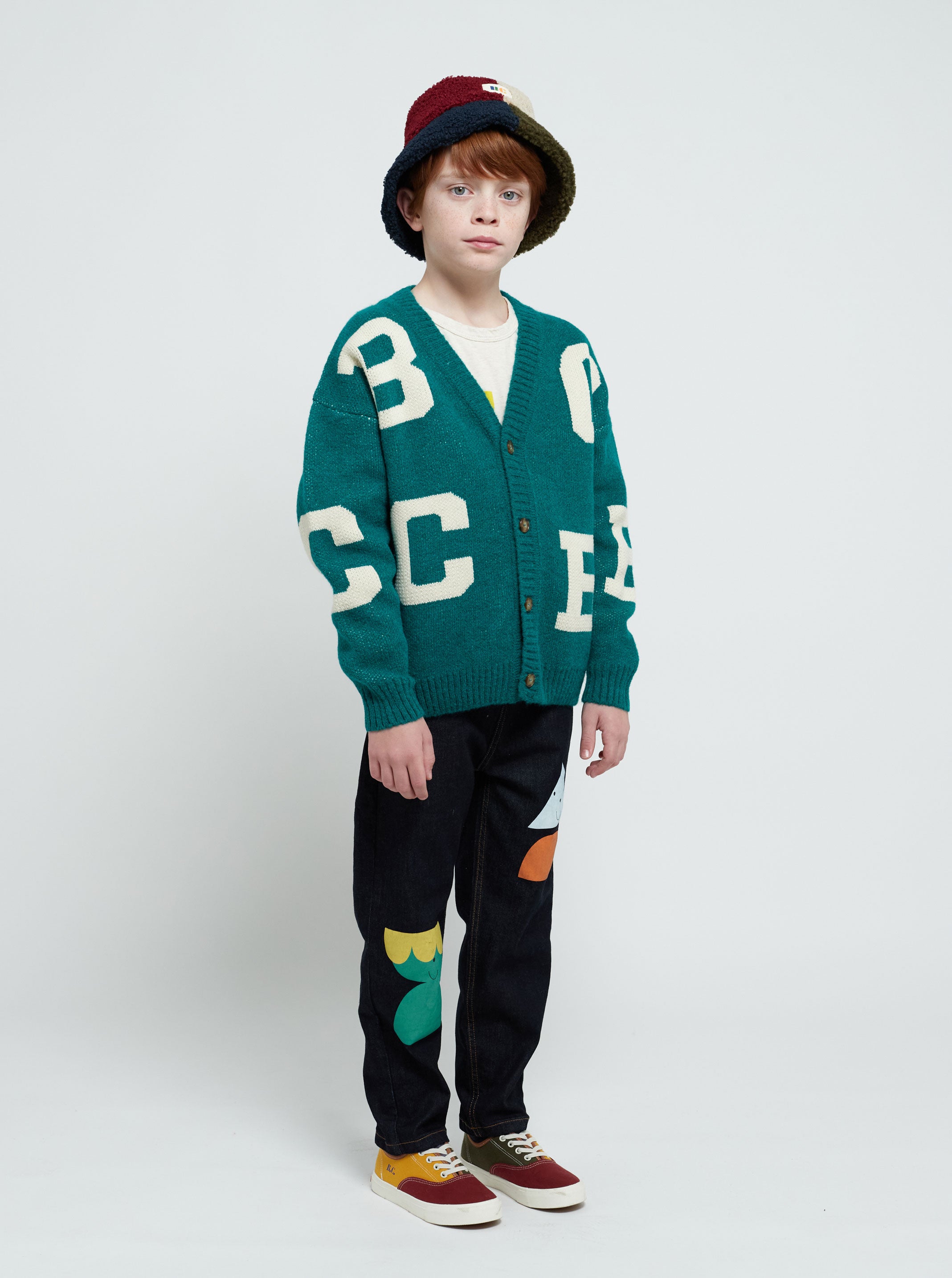 B.C all over jacquard cardigan – Bobo Choses