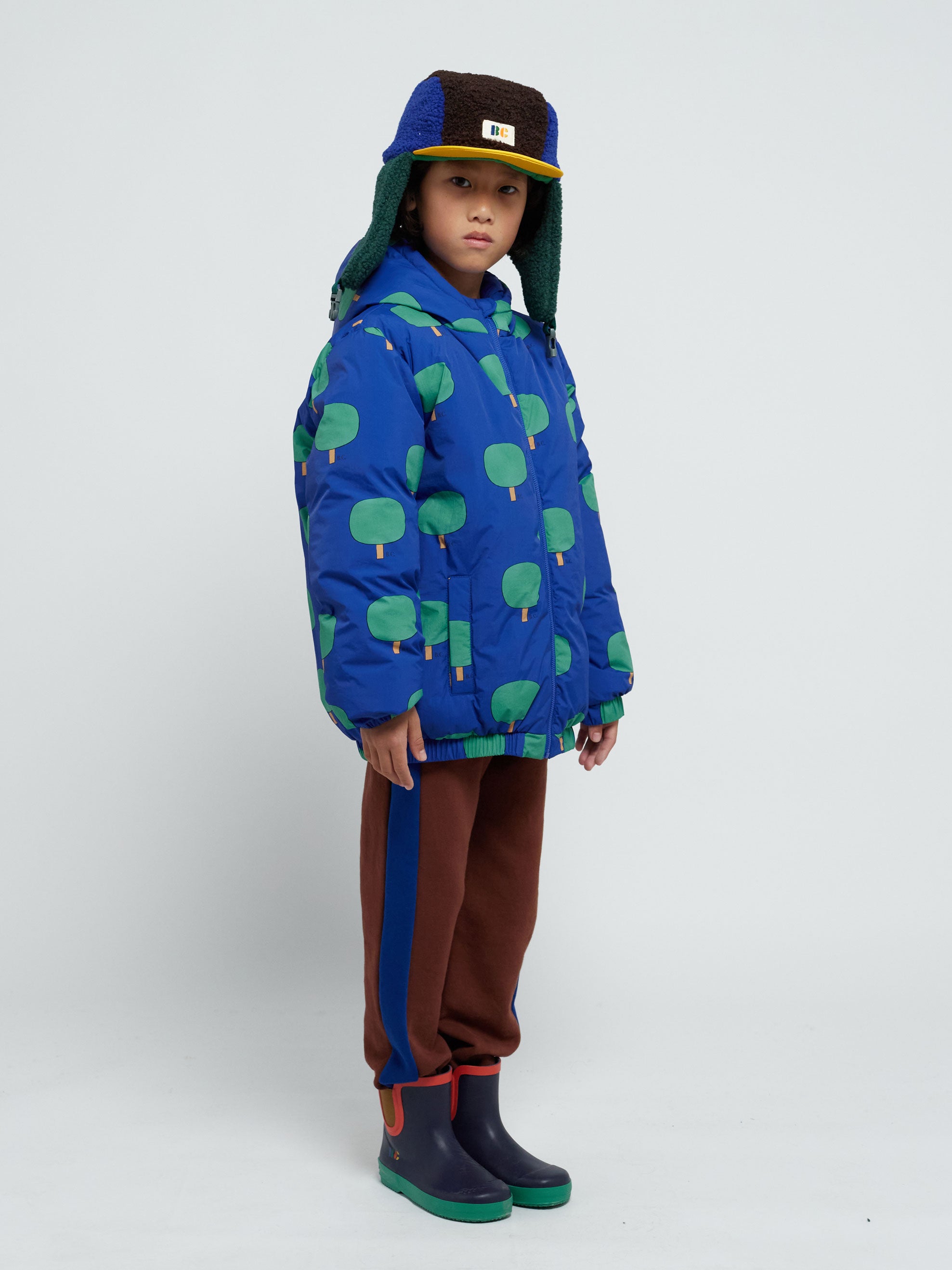 Green Tree all over anorak – Bobo Choses