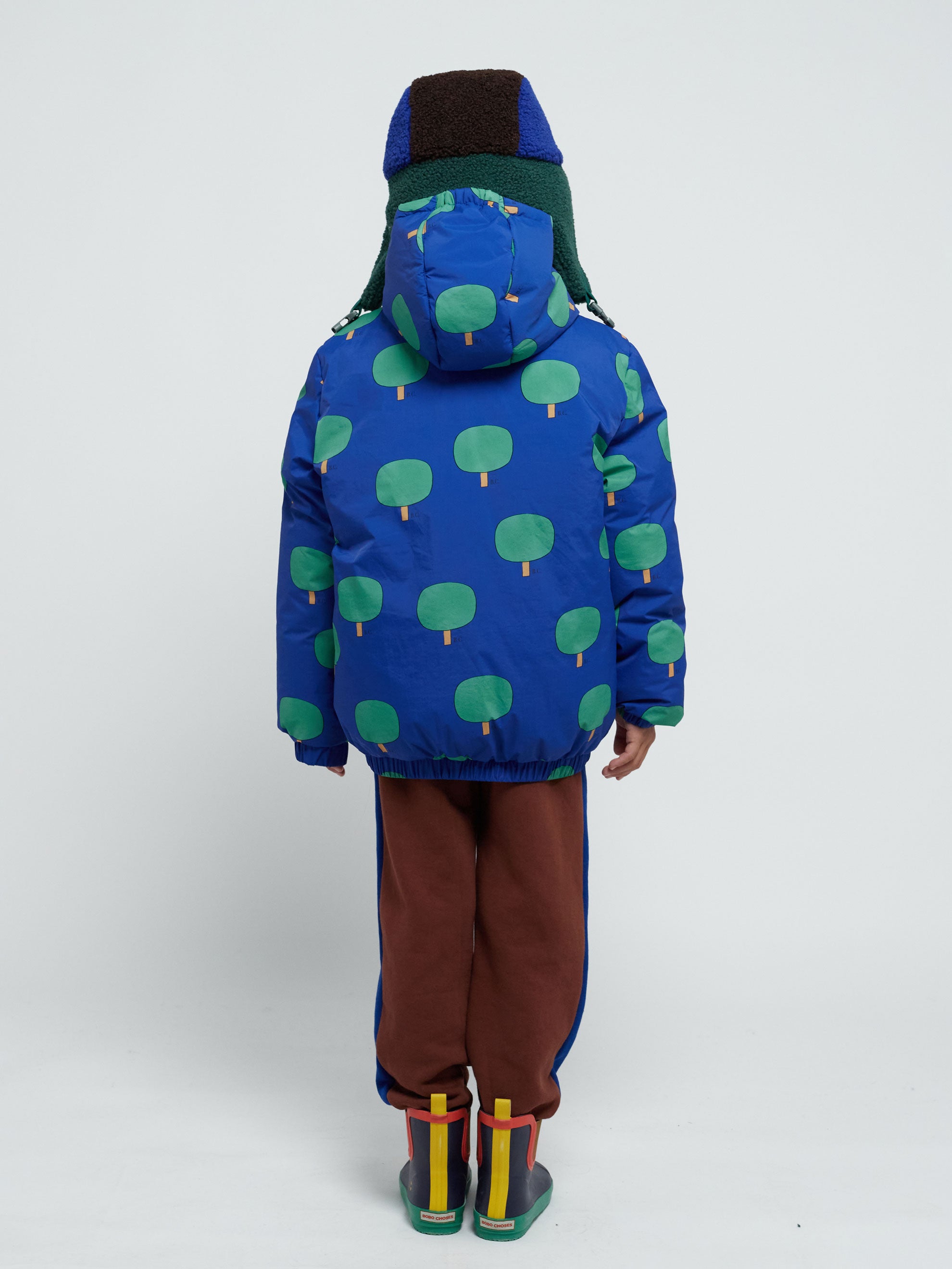 Green Tree all over anorak – Bobo Choses