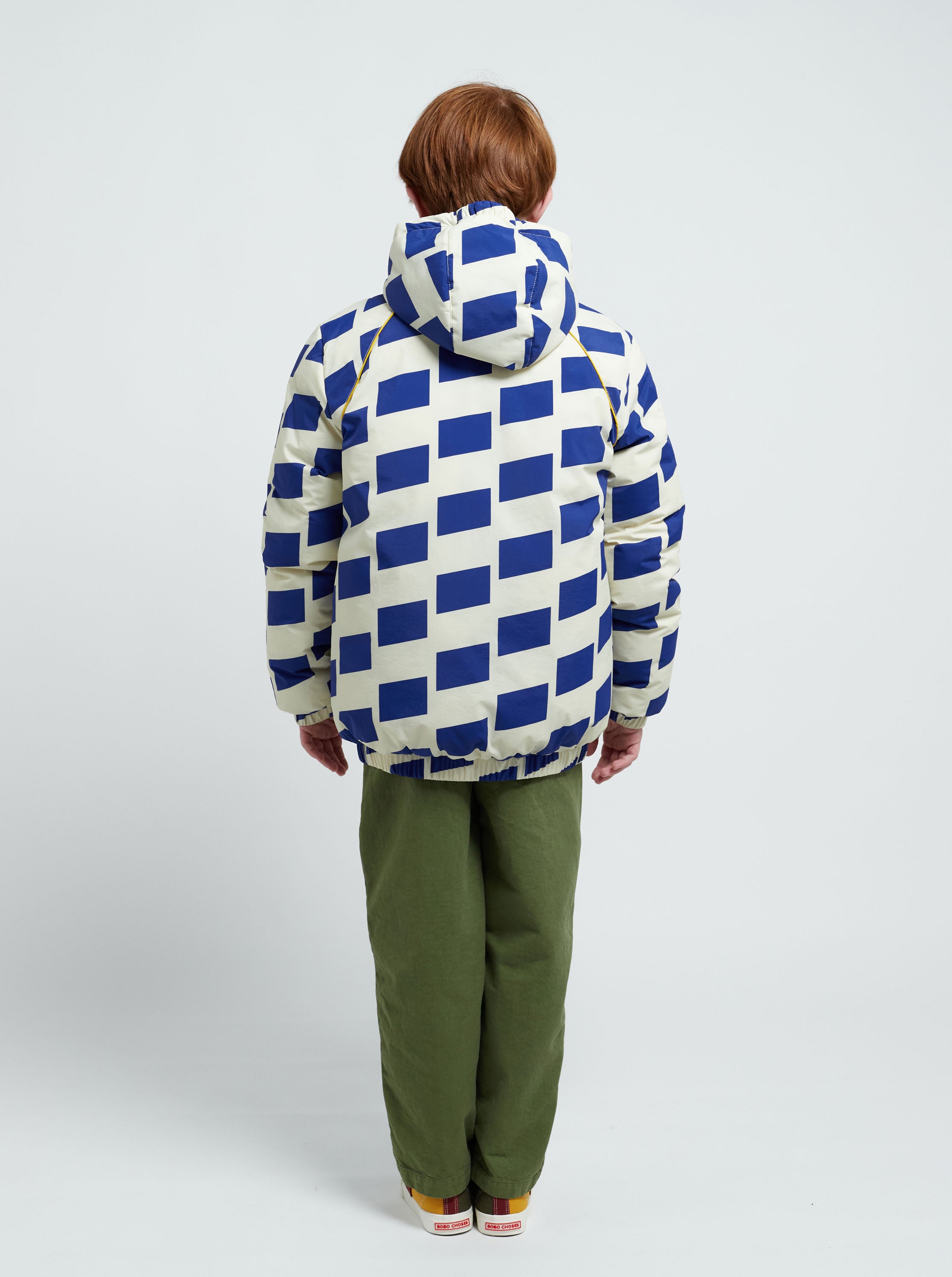 Checkered anorak sale