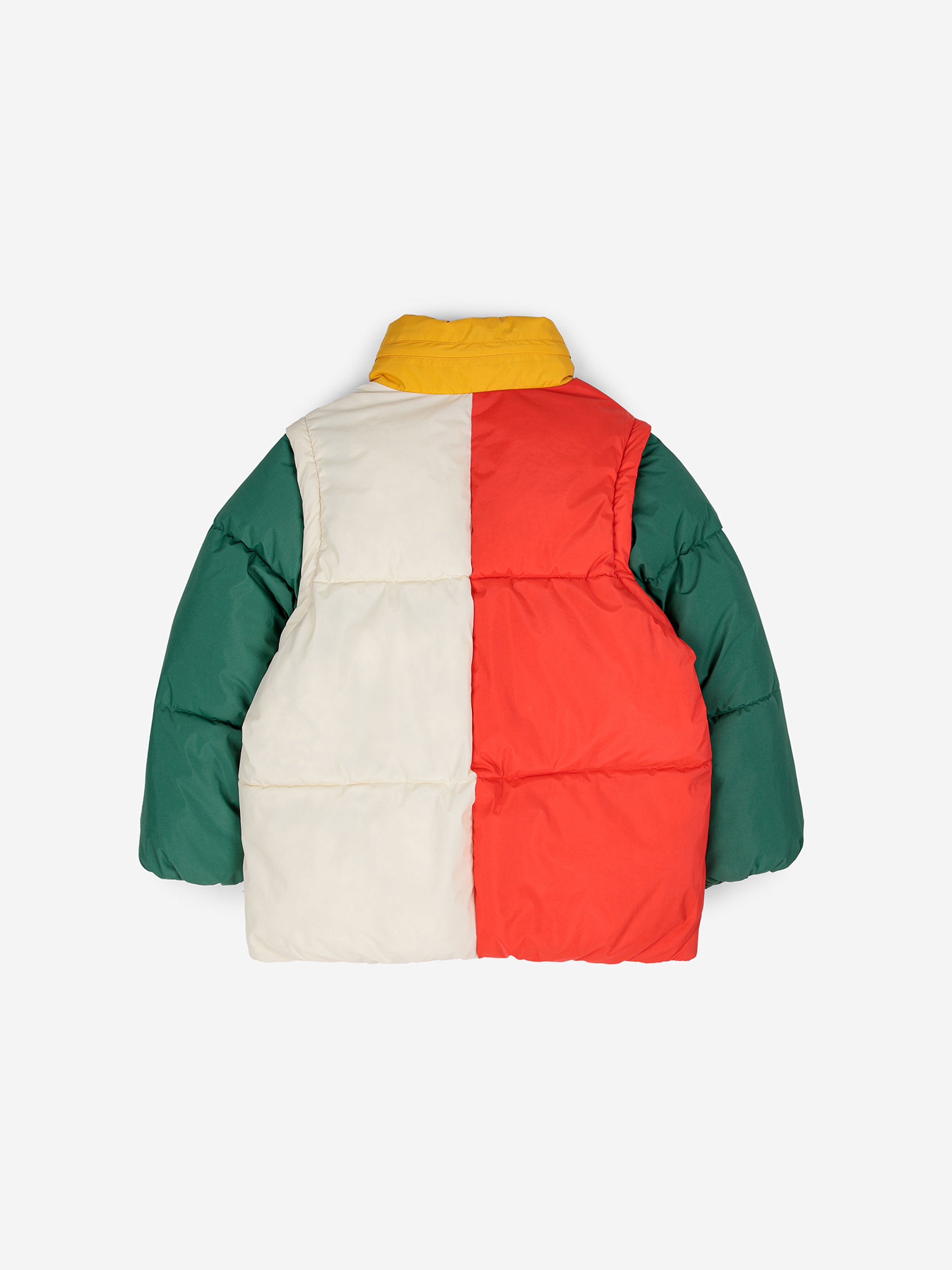 Block padded cheap jacket