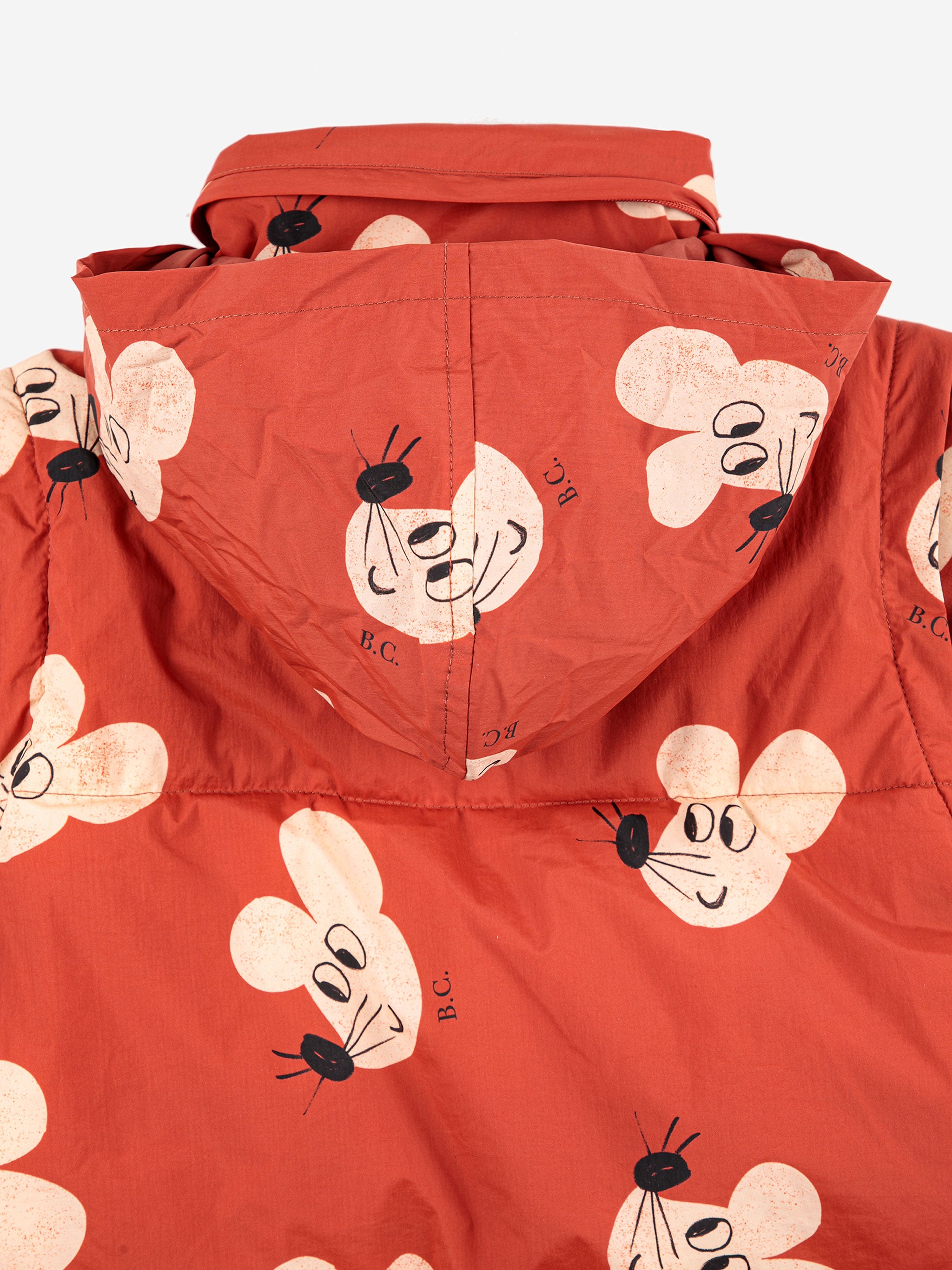 Mouse all over padded anorak – Bobo Choses
