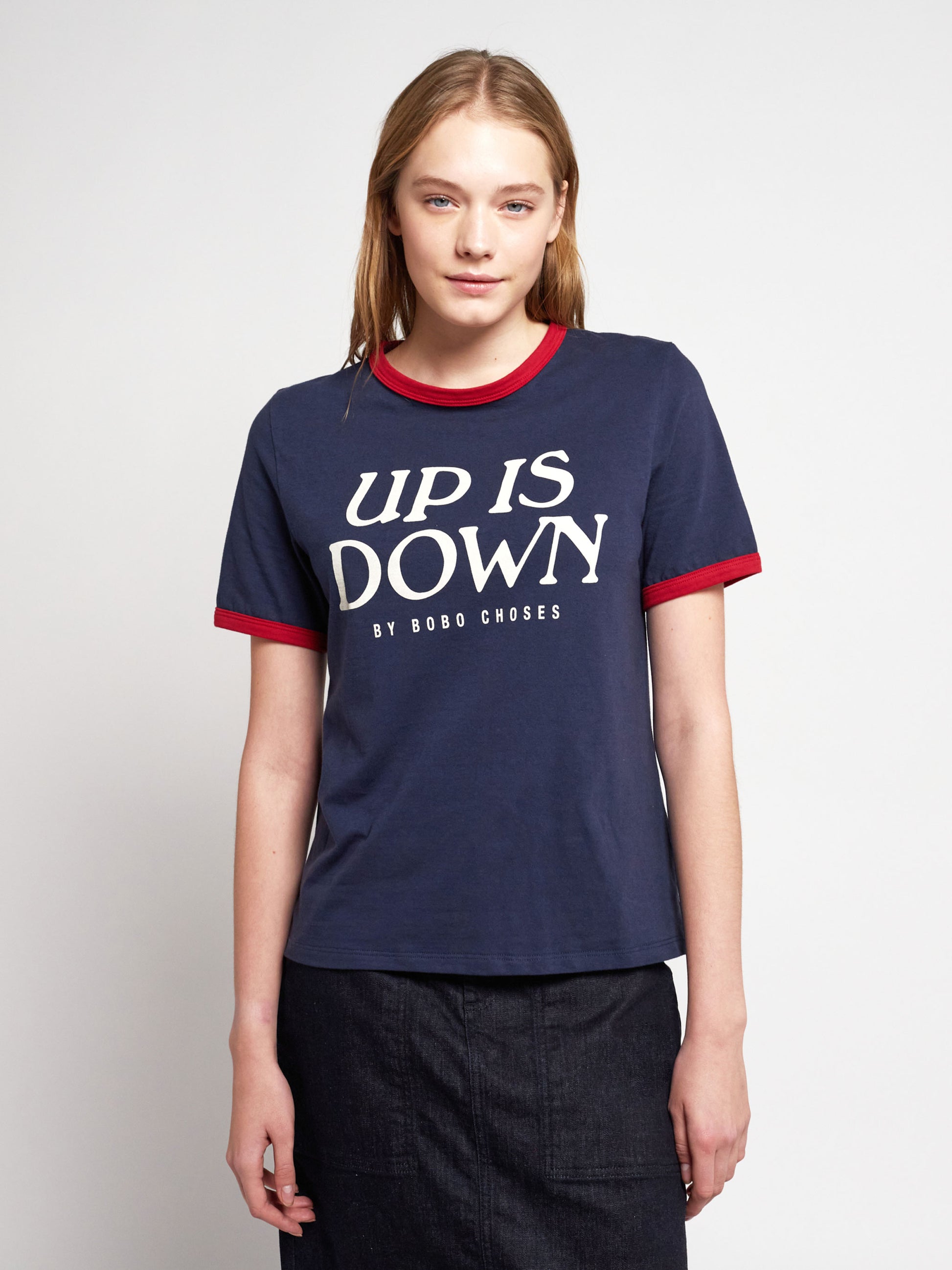 Up Is Down short sleeve T-shirt – Bobo Choses