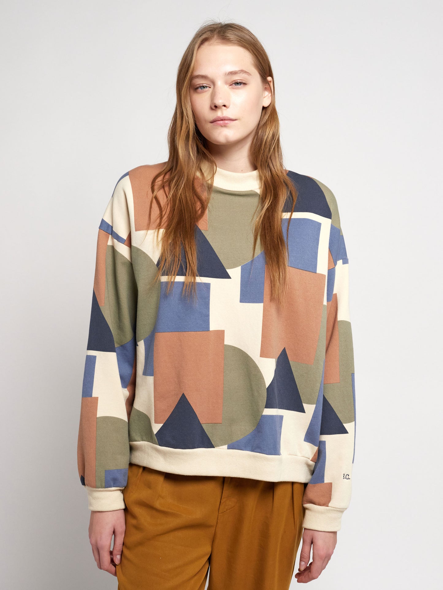 Geometric all over sweatshirt