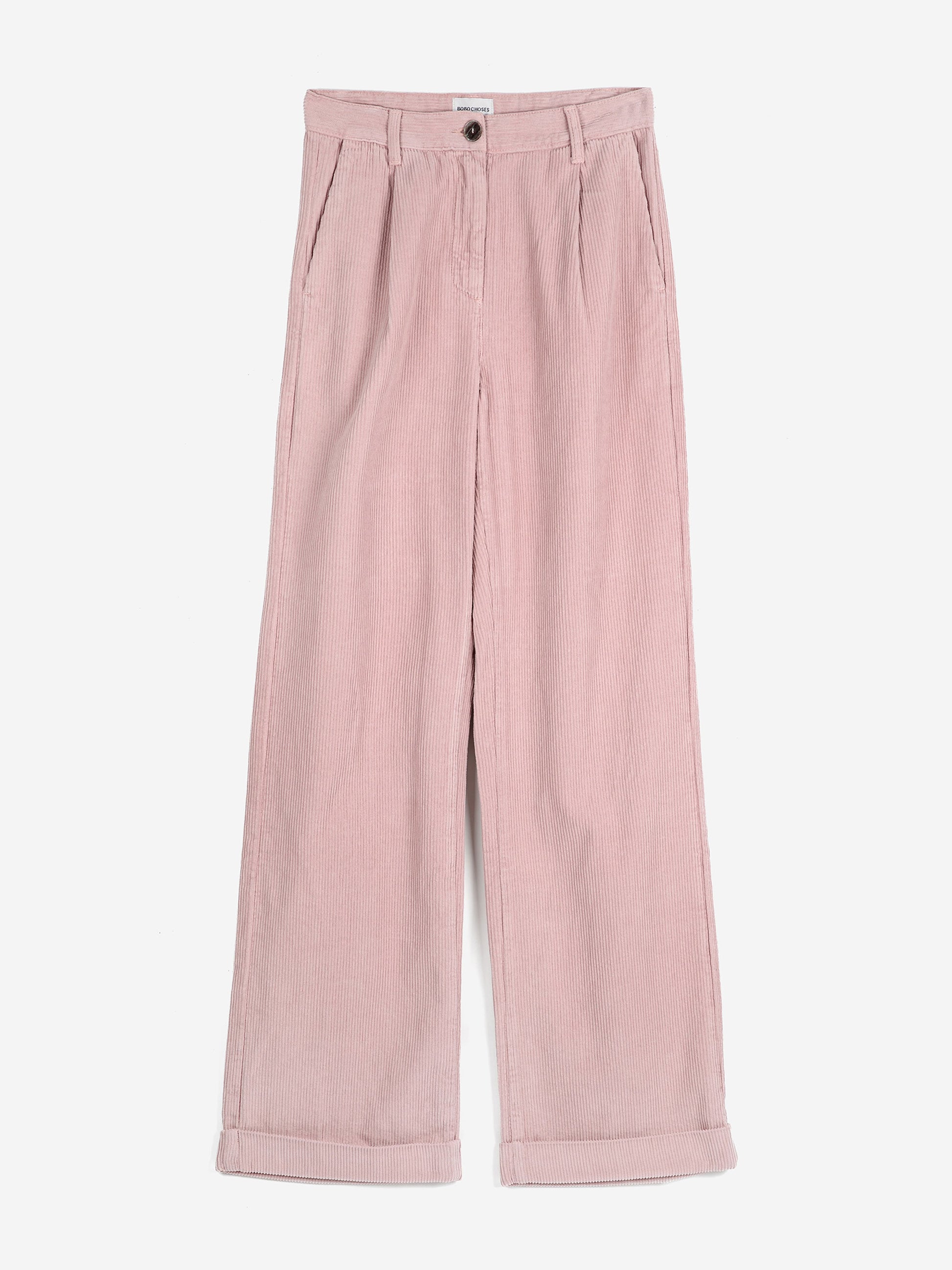 Solid Onion Pink Side Pleated Pants – TJORI