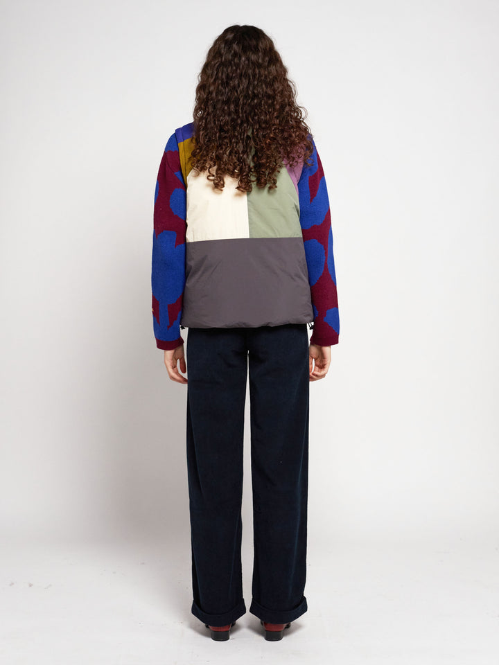 Anorac encoixinat paisatge blocs de color