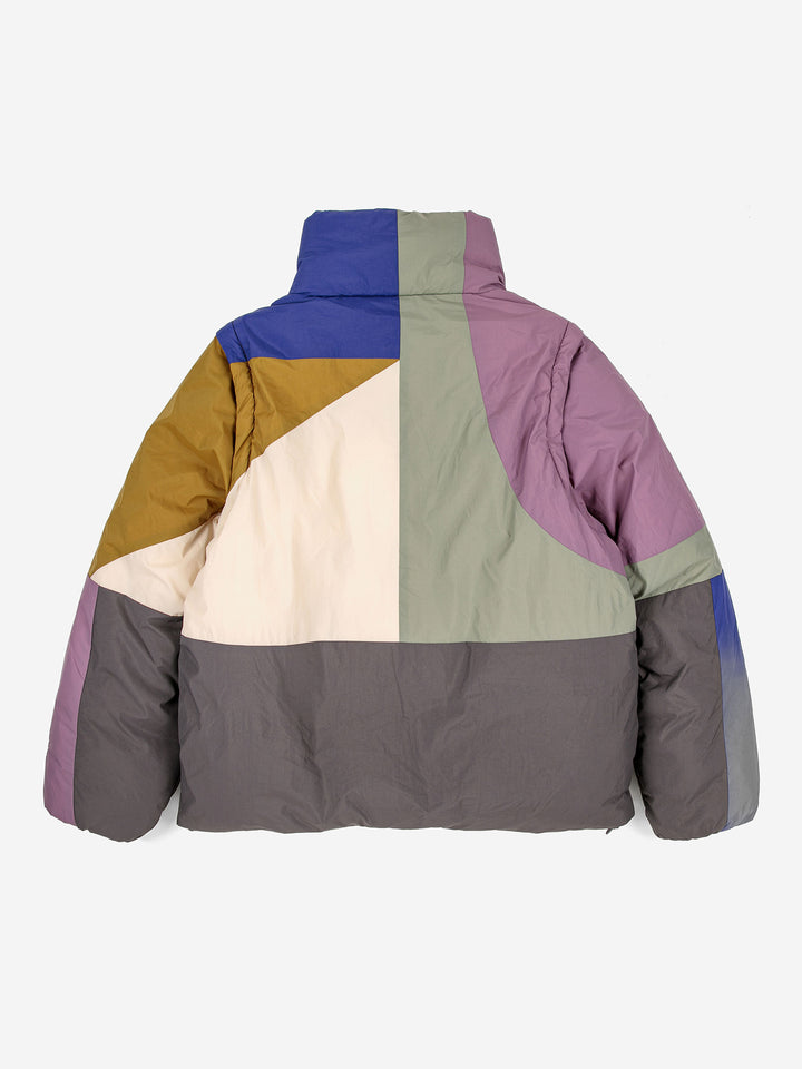 Anorac encoixinat paisatge blocs de color