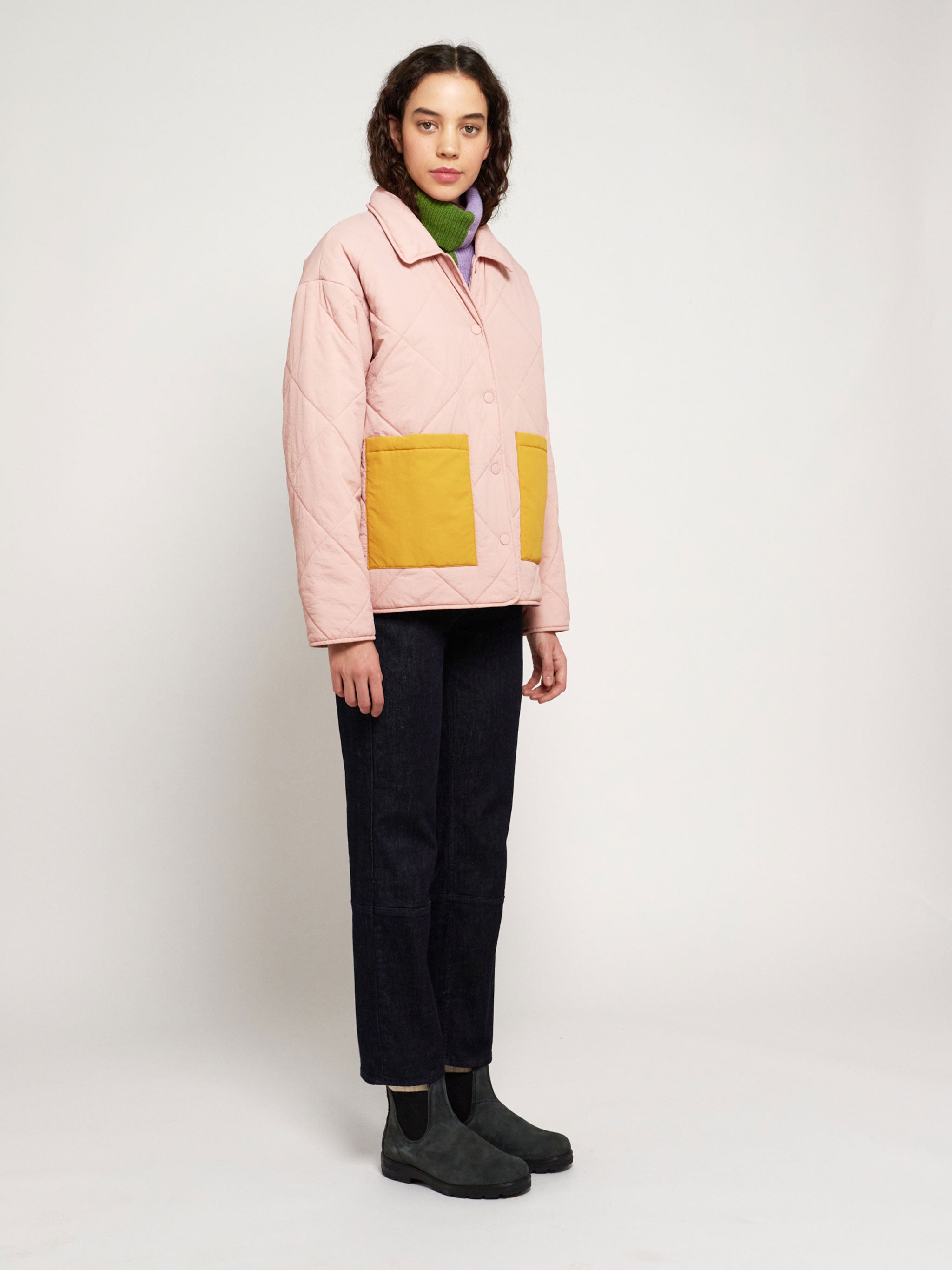 Color block padded oversize jacket – Bobo Choses