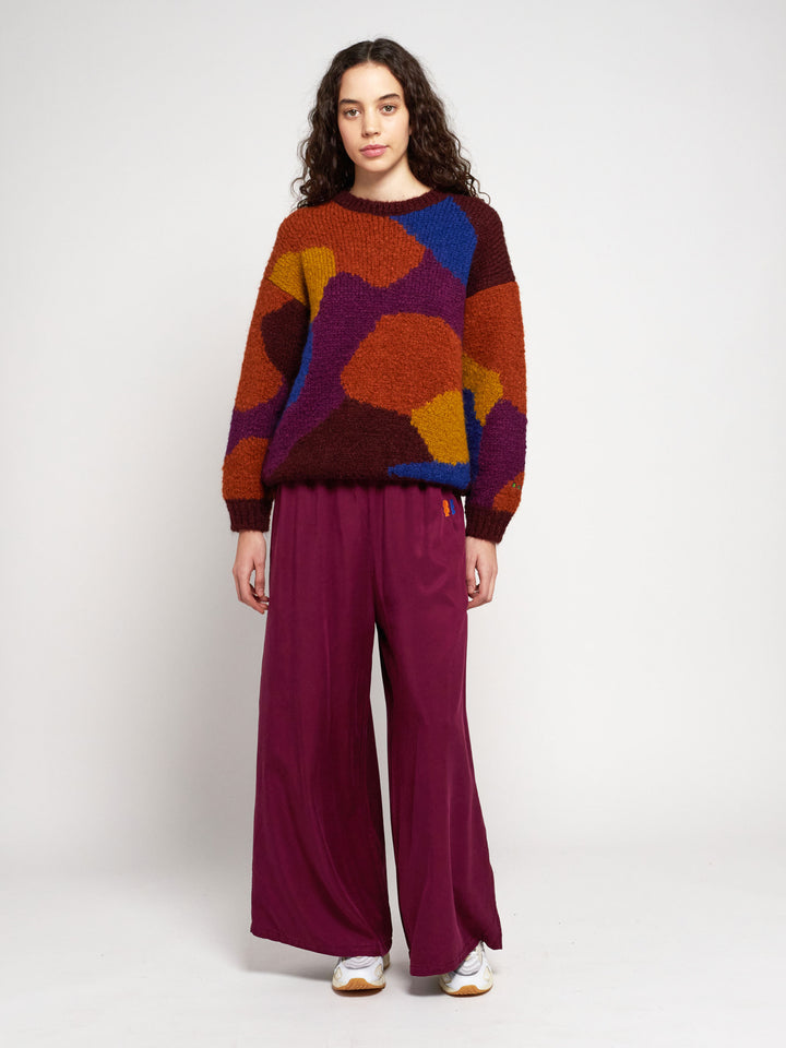 Jersey intarsia multicolor