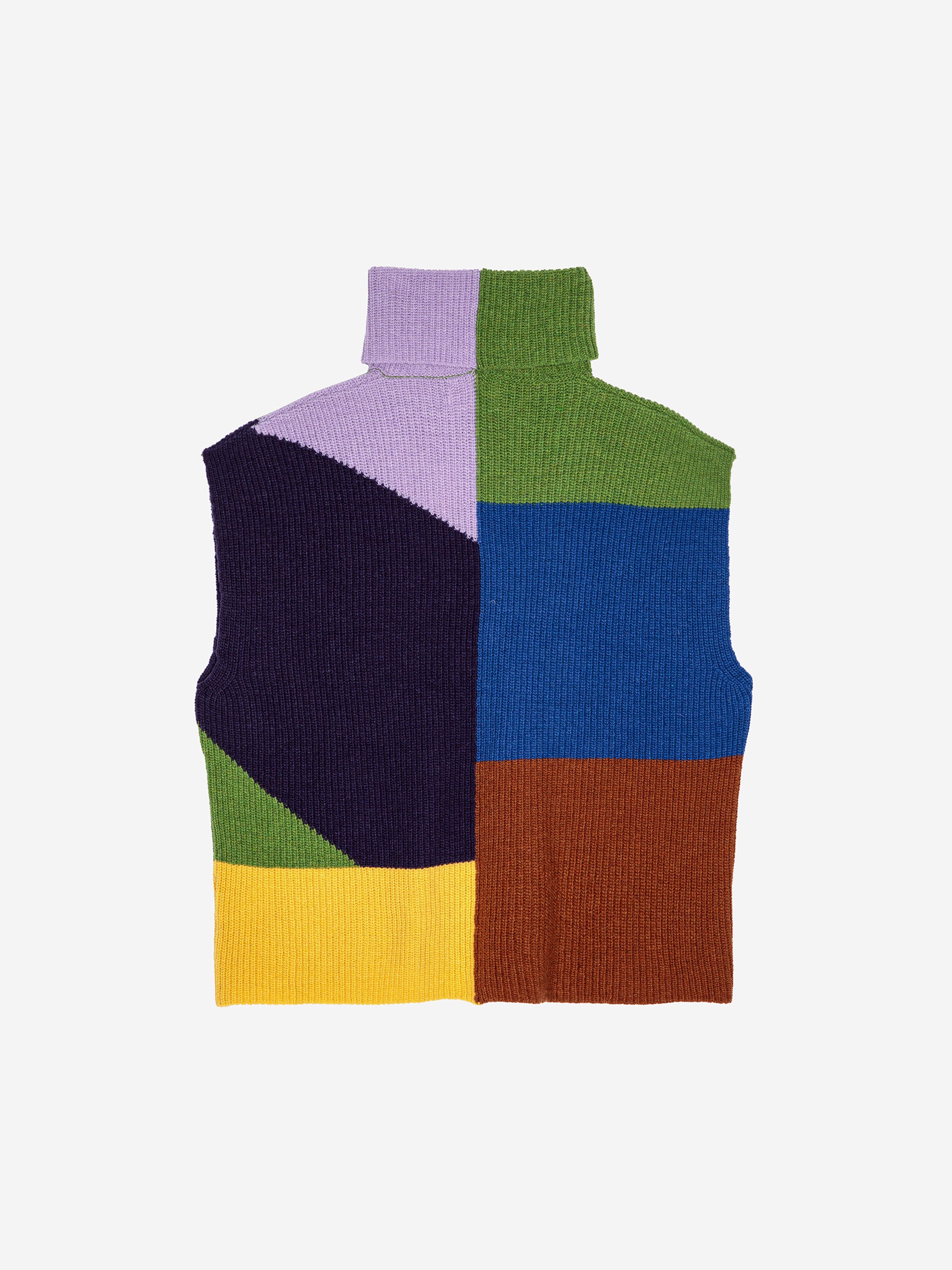 Color block intarsia vest – Bobo Choses