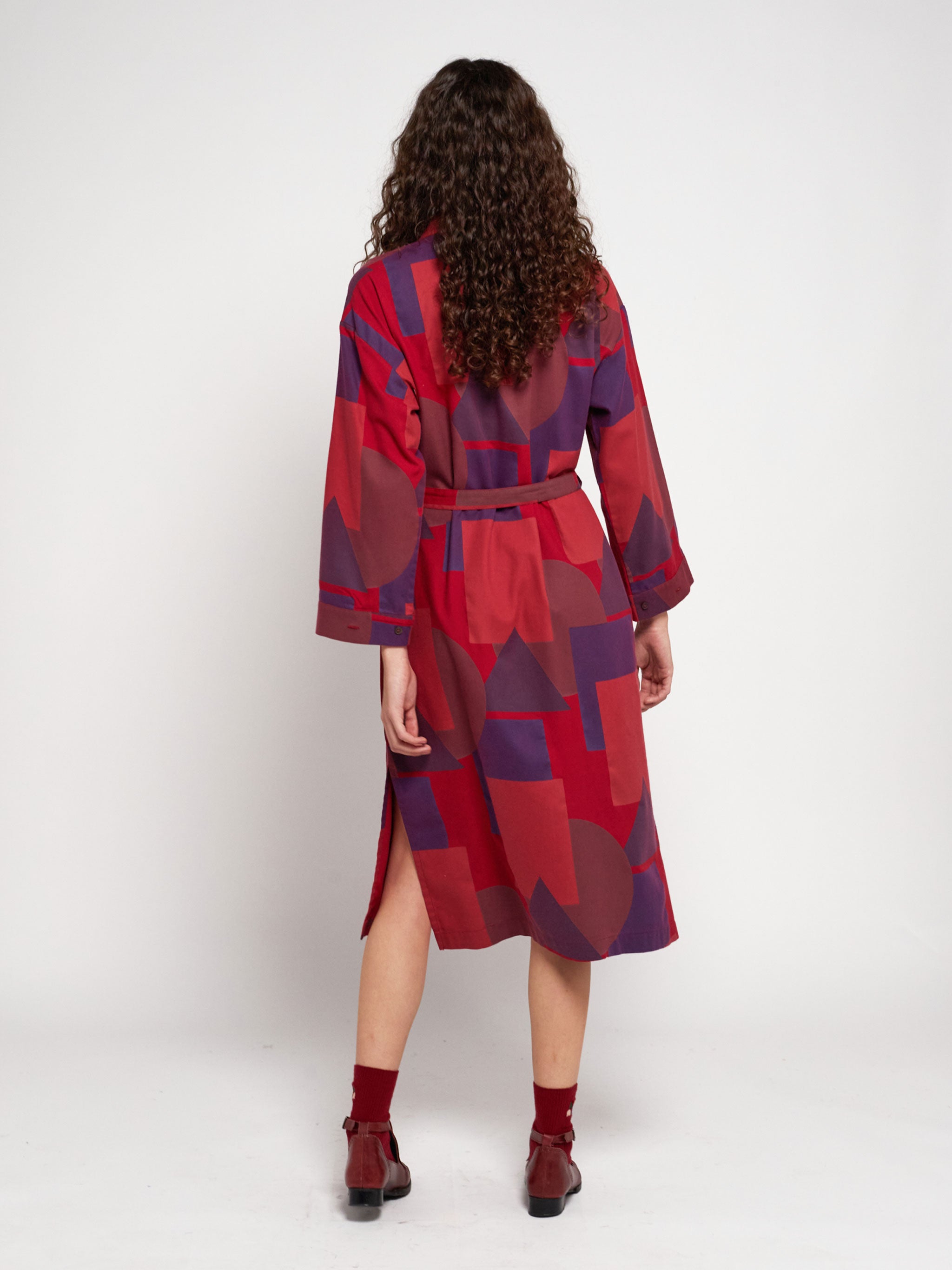 Geometric print long dress – Bobo Choses