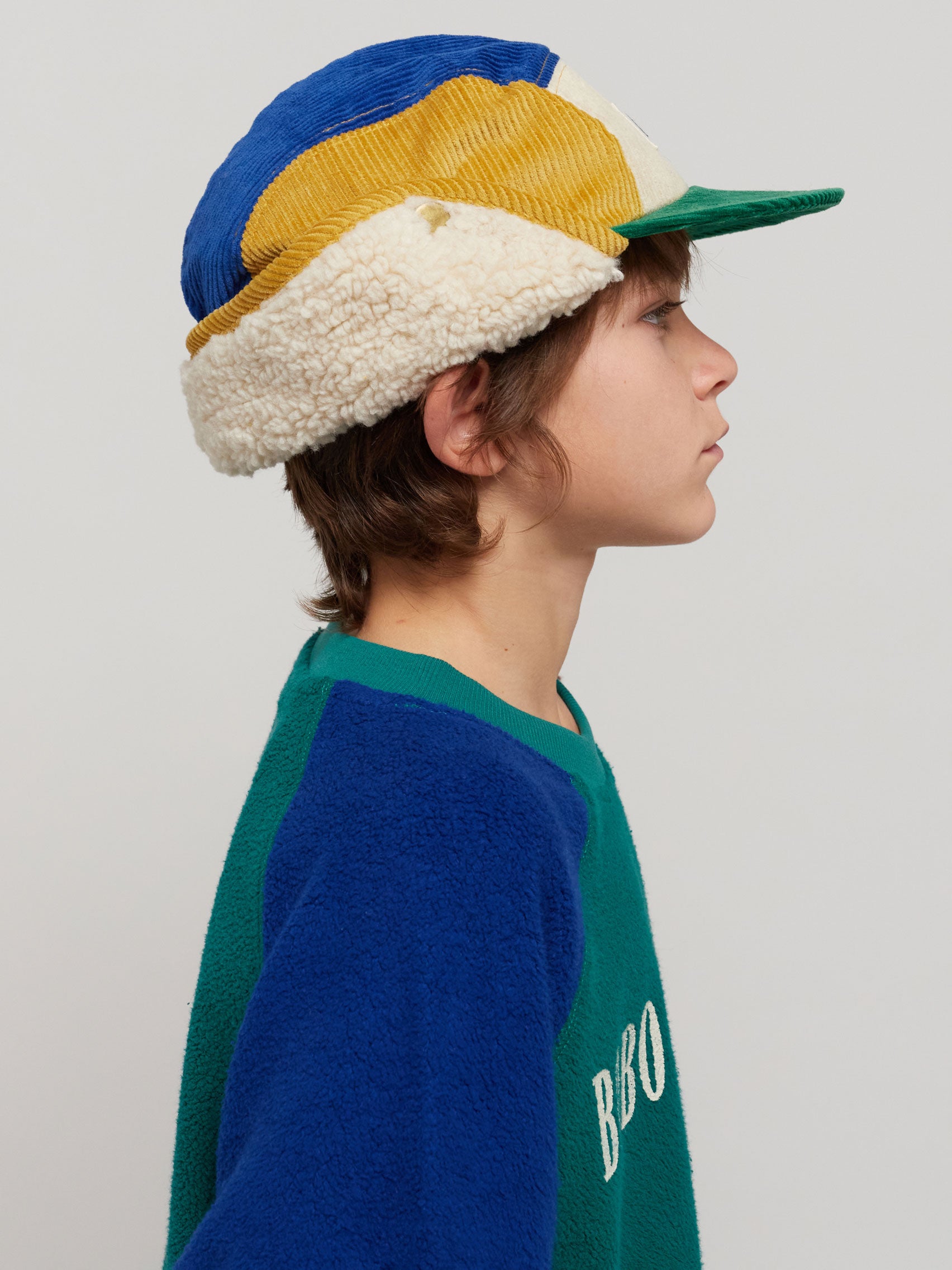 Corduroy Color Block cap – Bobo Choses