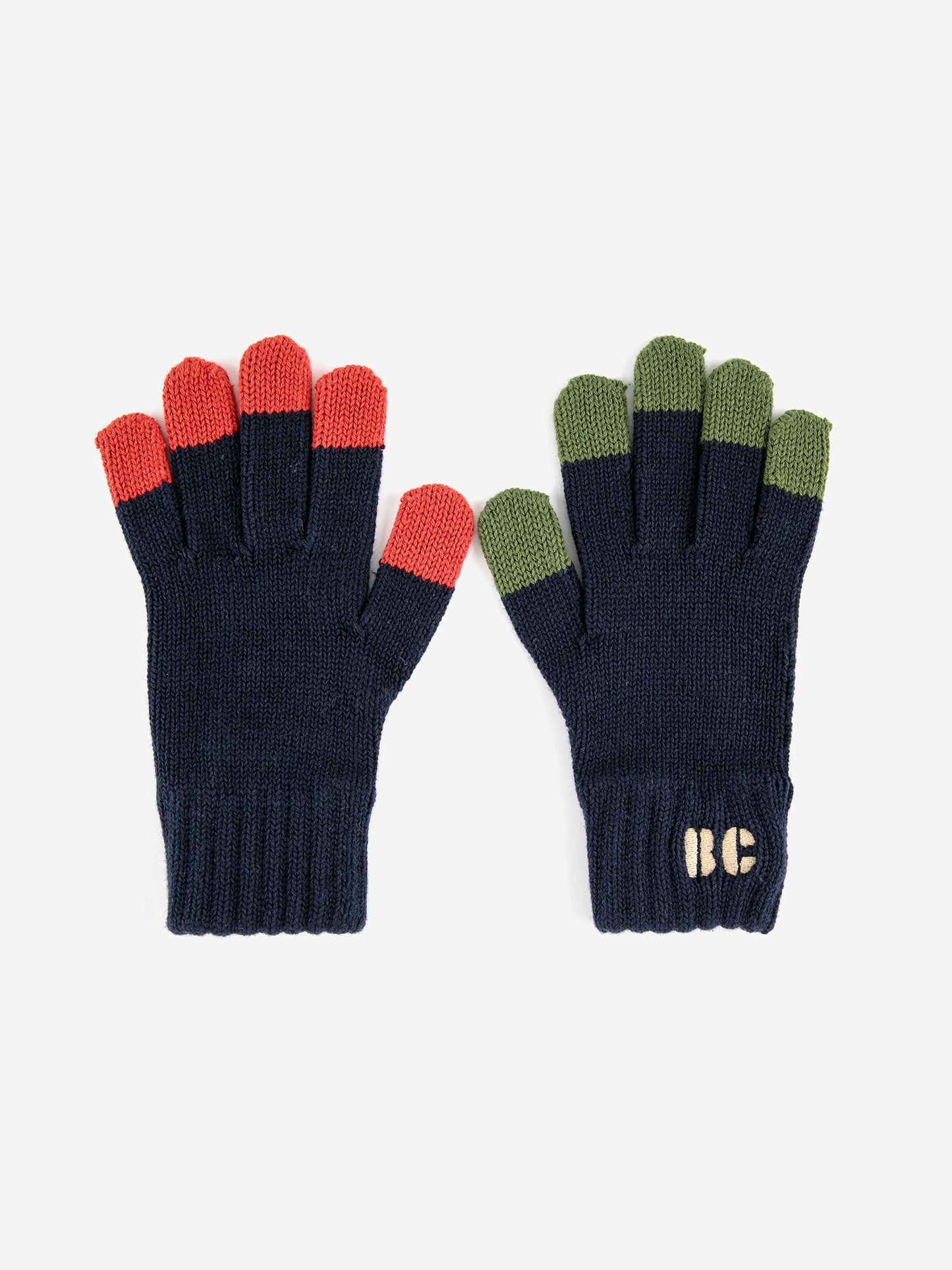 – gloves knitted Fingers Choses BC Colored Bobo