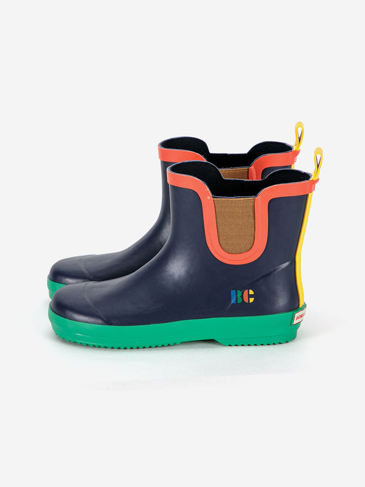 Botas de agua bajas bloques de color