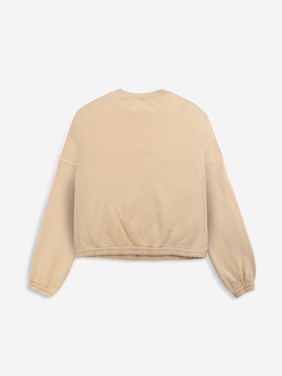 Chapeau Dark Cream Sweatshirt