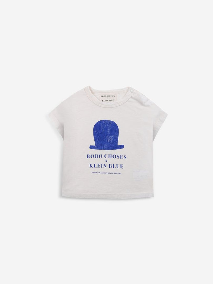 Camiseta bebé Chapeau Azul Klein