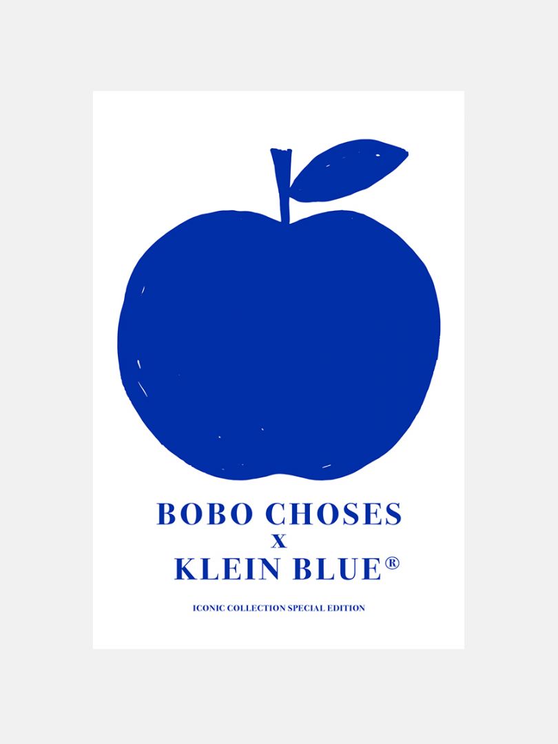 Apple Klein Blue poster