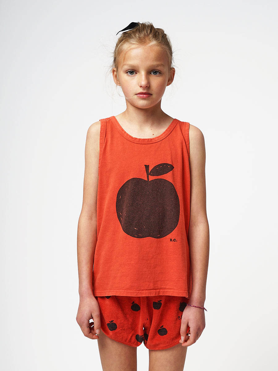 Poma red tank top - 2-3Y