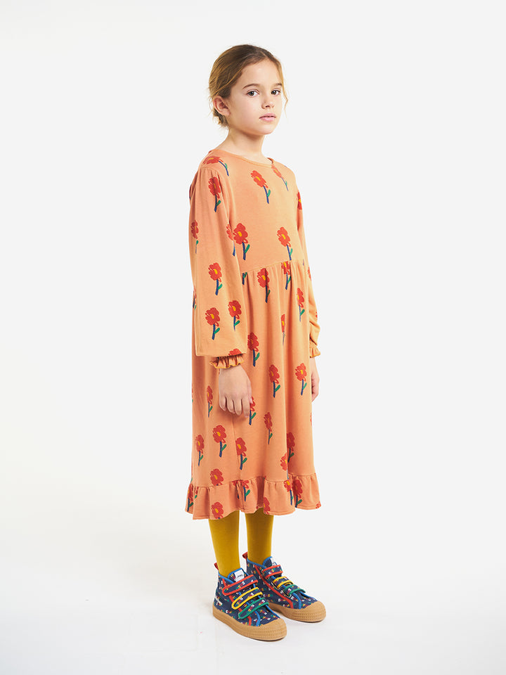 Flowers all over dress