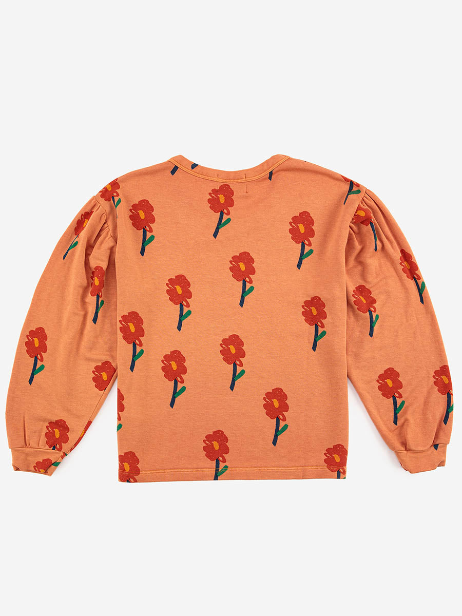 Flowers all over long sleeve T-shirt