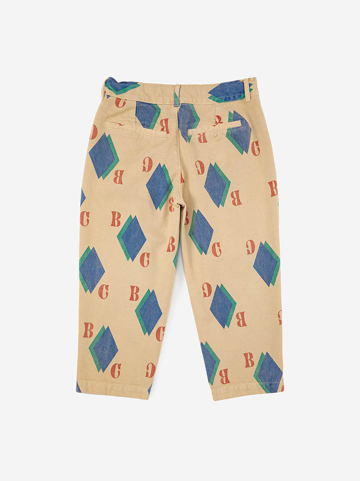 BC diamond all over chino trousers