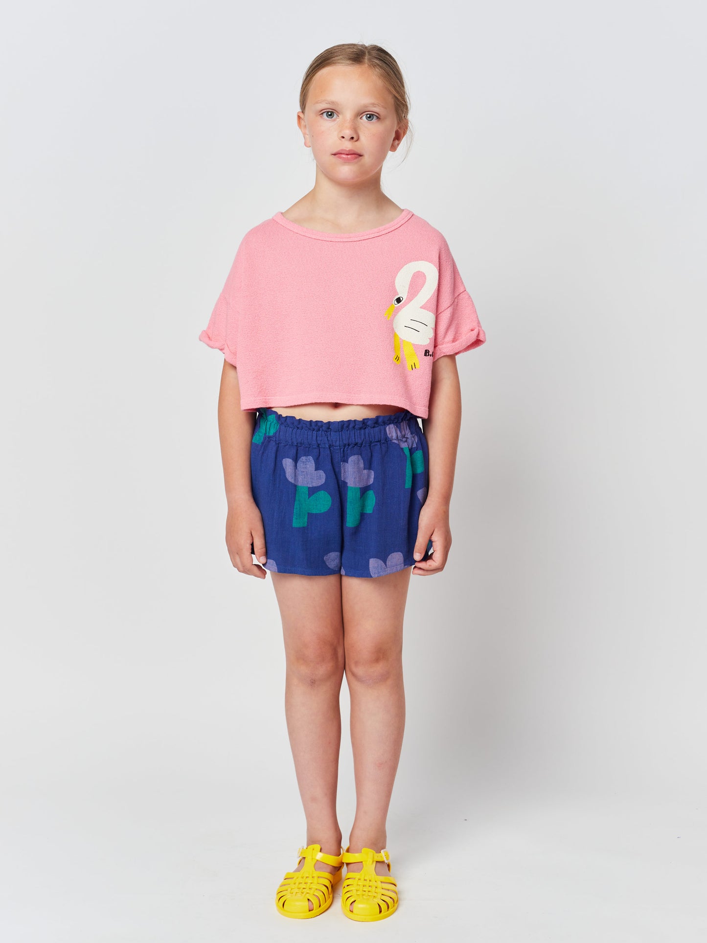 Sea Flower all over woven shorts