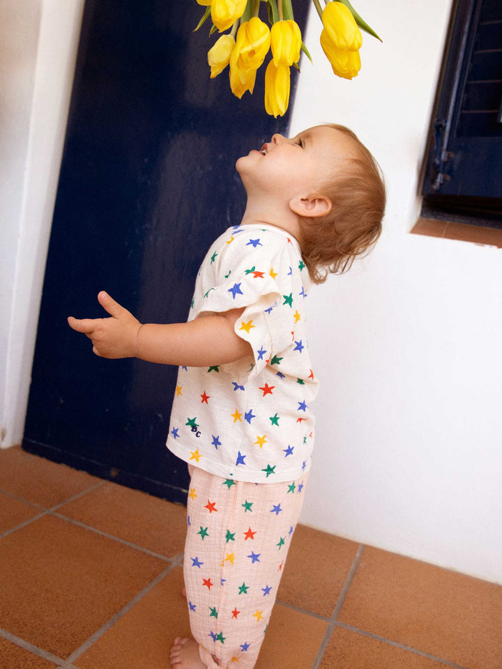 Multicolor Stars woven trousers