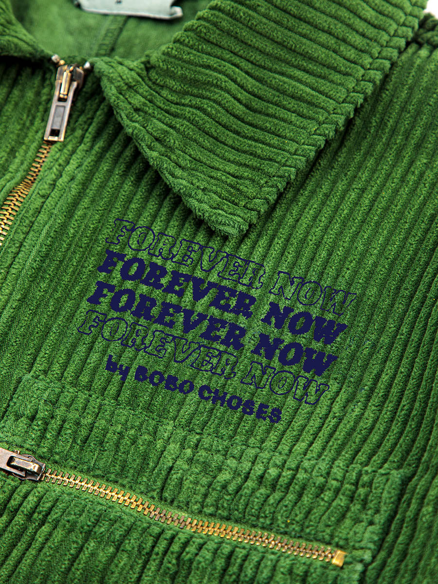 Forever Now corduroy zip-up Jumpsuit