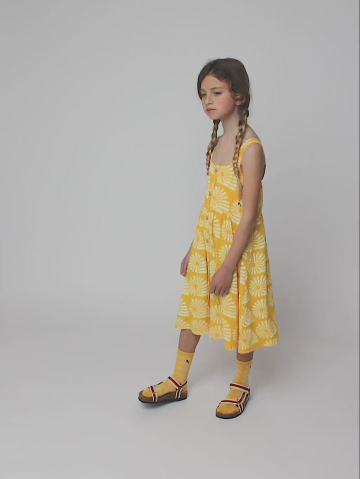 Seashell all over woven dress